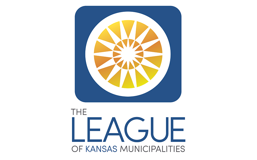 The League of Kansas Municipalities company logo on a white background.